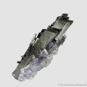 Wolframite and Fluorite with Pyrite
