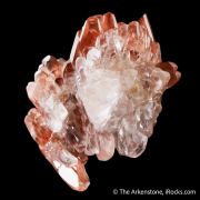 Calcite included by Hematite (classic find)