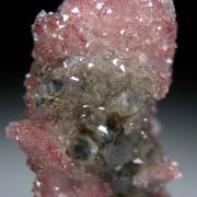 Apophyllite over Calcite with Quartz