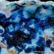 Veszelyite in Hemimorphite pocket