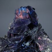 Covellite with Pyrite and Quartz