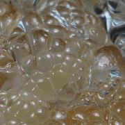 Opale / (variété - « Opal-AN ») / (variété - « Opale Hyalite ») / (« Opale vaisseau sanguin ») / Localité - San Luis Potosi, Mexique