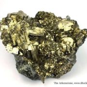 Pyrite on Arsenopyrite