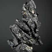 Chalcocite - classic locality, elongated twinned crystals