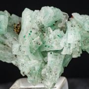 Barite with Malachite