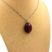 Ruby Necklace. 17.14 ct.