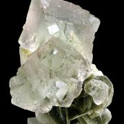 Fluorite, muscovite, feldspar