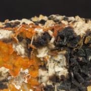 Fluorite with Quartz, Goethite and Baryte