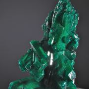 Dioptase (unusual color and exceptional form)