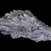 Fluorite with Barite after Laumonite 