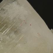Calcite with realgar