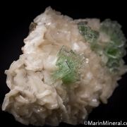 Apophyllite on Stilbite