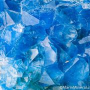 Shattuckite in Quartz