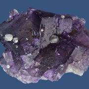 Fluorite with Calcite
