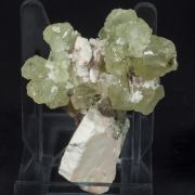 Prehnite with Orthoclase