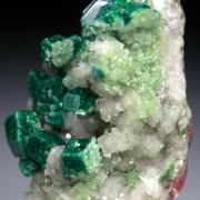 Duftite included Dioptase