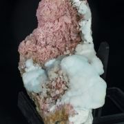 Talmessite coating Calcite and with Calcite