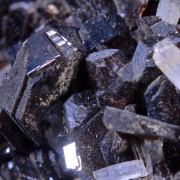 Axinite with Quartz and Calcite