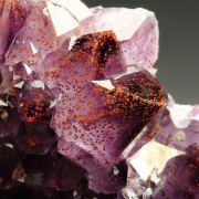 QUARTZ var. AMETHYST with HEMATITE inclusions