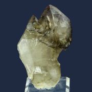 Quartz (var. Smoky and Amethyst)
