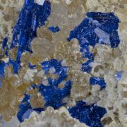 Linarite with Anglesite, Brochantite, Gearksutite etc.
