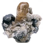 Bixbyite, topaz GREAT COMBO