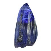 Zoisite var. tanzanite, graphite