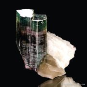 Tourmaline with Quartz and Cleavelandite