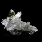 Quartz with Byssolite inclusions + Epidote.