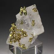 twinned DOLOMITE, CHALCOPYRITE