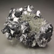 twinned GALENA, QUARTZ