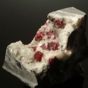 Cinnabar on Dolomite