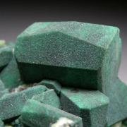 Cuprian Smithsonite, Malachite after Azurite