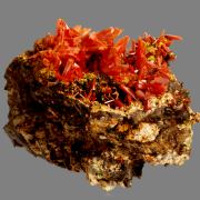 Crocoite with Pyromorphite