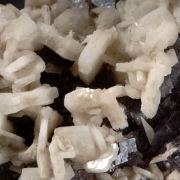 Barite on Fluorite 