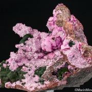 Kolwezite on Cobaltian Calcite