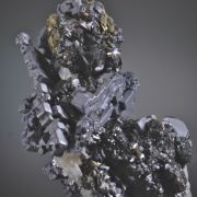 Galena- skeletal and chain growths with Sphalerite, Chalcopyrite and Quartz