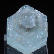 Beryl V. Aquamarine- unusual stepped termination