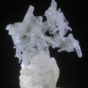 Quartz (green) on Dolomite crystals