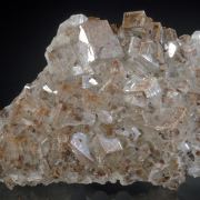 Calcite with Hematite phantoms - classic locale