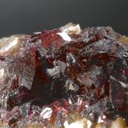 Roselite on Calcite