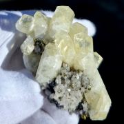Calcite with Dolomite and Chalcopyrite