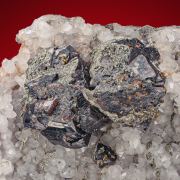 Sphalerite  on Amethyst