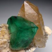 Fluorite with Quartz