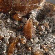 Parisite on Calcite