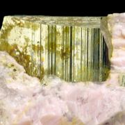 Pyrite, rhodochrosite