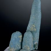 Chrysocolla fingers with Quartz coatings