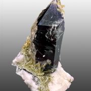 Quartz var. smoky, epidote POLAND