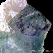 Fluorite on Quartz with Muscovite