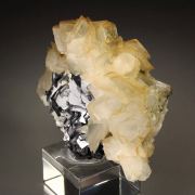 GALENA - SPINEL LAW TWIN, CALCITE